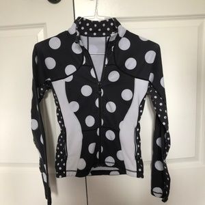 🎉2/$40🎉 Lululemon Polka Dot full zip size 6